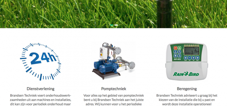 Nieuwe website